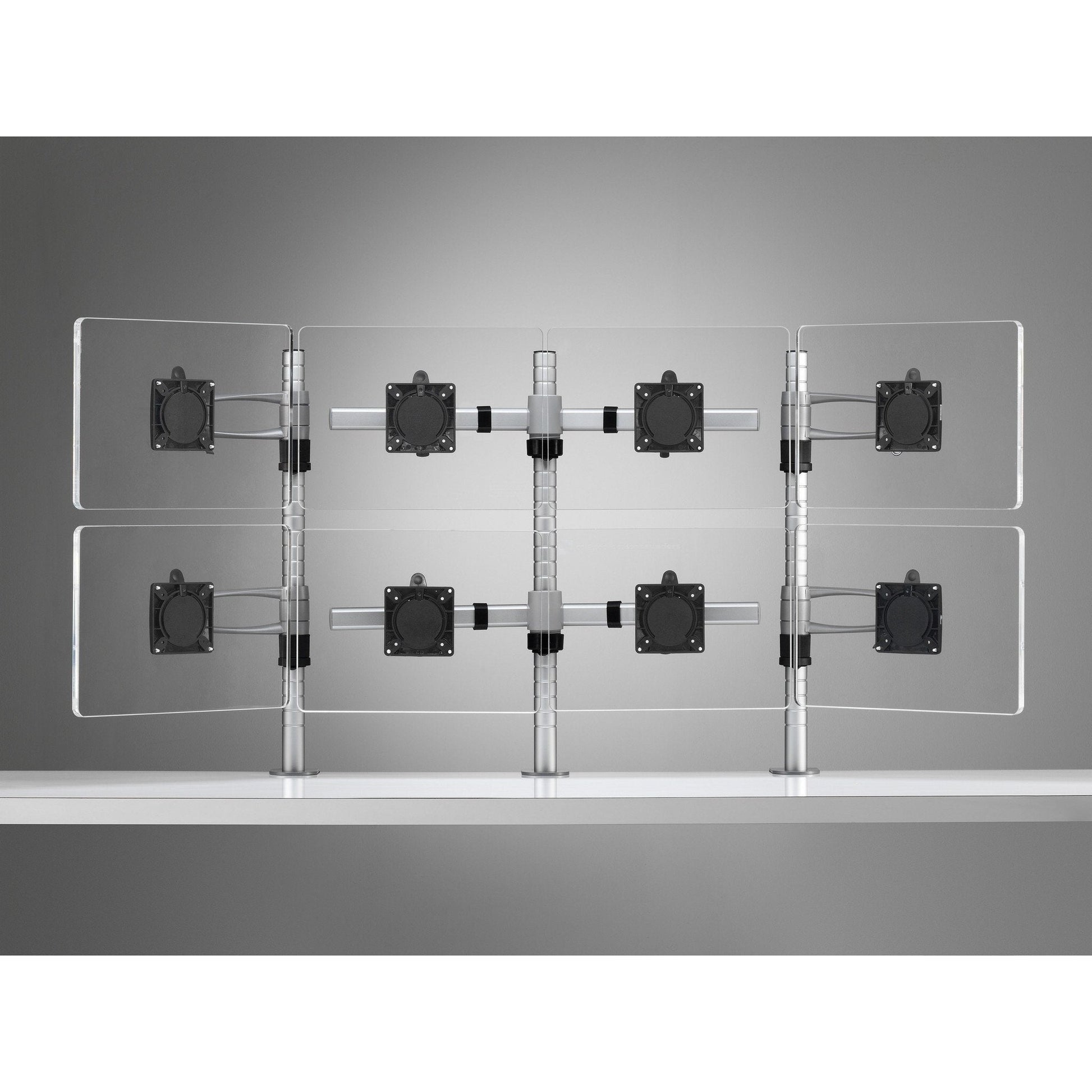 Wishbone Multiple Configuration LCD LED Desk Mounted Monitor Arm Stand Eight Monitors. Accessories Colebrook Bosson Saunders   