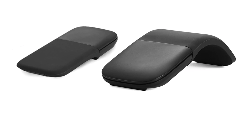 Accuratus Curve Touch Mouse – Bluetooth® Wireless Foldable Mouse with Touch Scroll - e-furniture